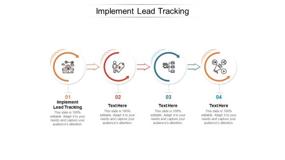 Implement Lead Tracking Ppt PowerPoint Presentation Infographic Template Infographics Cpb Pdf