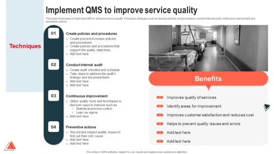 Implement QMS To Improve Service Quality Ideas PDF