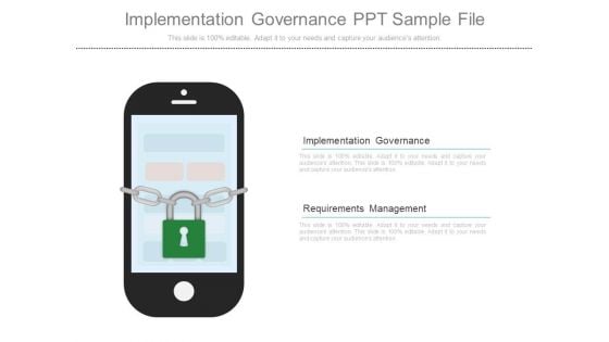Implementation Governance Ppt Sample File