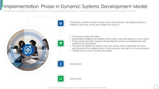 Implementation Phase In Dynamic Systems Development Model Portrait PDF