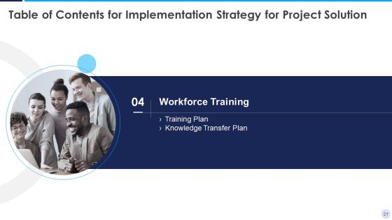 Implementation Strategy For Project Solution Ppt PowerPoint Presentation Complete Deck With Slides Slide21