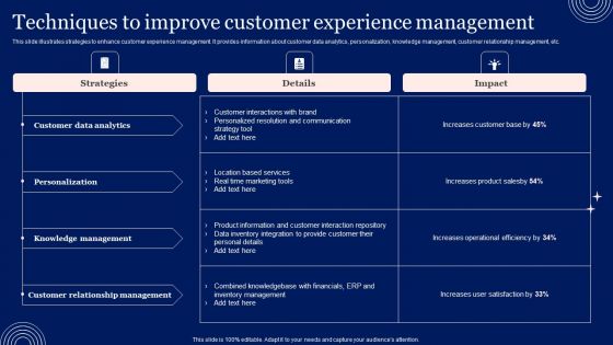 Implementing Advanced Service Help Desk Administration Program Techniques To Improve Customer Experience Management Summary PDF Implementing Advanced Service Help Desk Administration Program Techniques To Improve Customer Experience Management Summary PDF