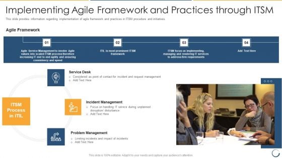 Implementing Agile Framework And Practices Through ITSM Formats PDF