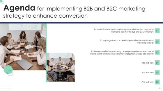 Implementing B2B And B2C Marketing Strategy To Enhance Conversion Ppt PowerPoint Presentation Complete Deck With Slides