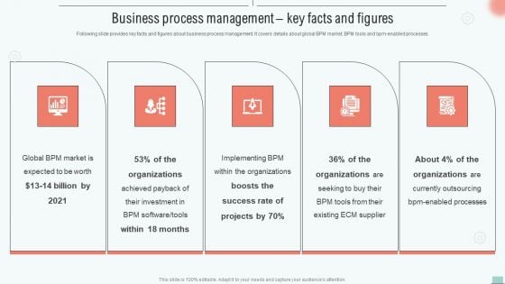 Implementing BPM Tool To Enhance Operational Efficiency Business Process Management Key Facts Background PDF