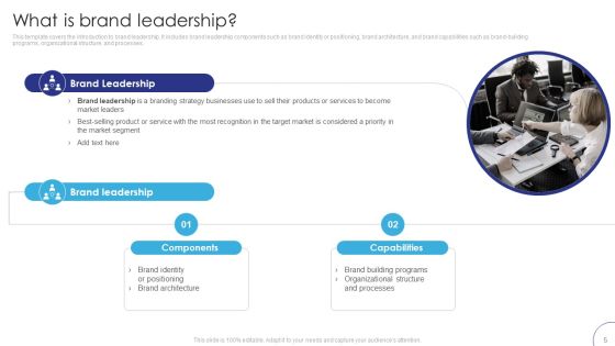 Implementing Brand Leadership Strategy To Improve Operational Efficiency Ppt PowerPoint Presentation Complete Deck With Slides Slide05