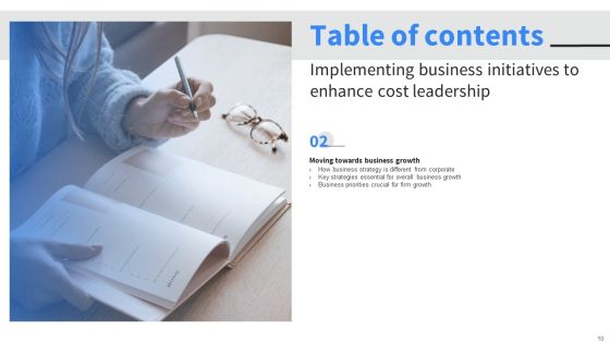 Implementing Business Initiatives To Enhance Cost Leadership Ppt PowerPoint Presentation Complete Deck With Slides Slide10