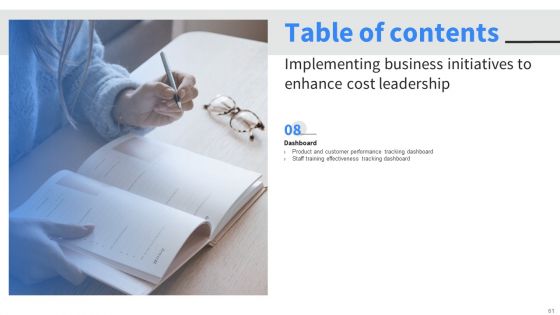 Implementing Business Initiatives To Enhance Cost Leadership Ppt PowerPoint Presentation Complete Deck With Slides