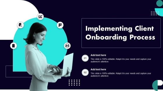 Implementing Client Onboarding Process Infographics PDF