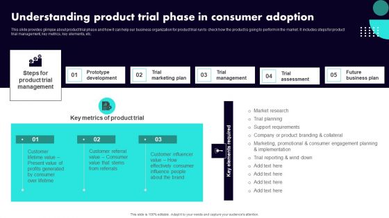 Implementing Client Onboarding Process Understanding Product Trial Phase In Consumer Adoption Diagrams PDF