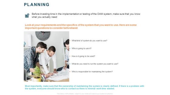 Implementing Digital Asset Management Planning Ppt Gallery Introduction PDF