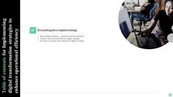 Implementing Digital Transformation Strategies To Enhance Operational Efficiency Ppt PowerPoint Presentation Complete Deck With Slides Slide13