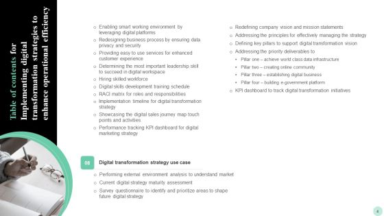 Implementing Digital Transformation Strategies To Enhance Operational Efficiency Ppt PowerPoint Presentation Complete Deck With Slides Slide04