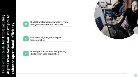 Implementing Digital Transformation Strategies To Enhance Operational Efficiency Ppt PowerPoint Presentation Complete Deck With Slides Slide05