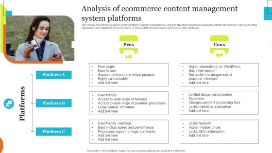 Implementing Effective Ecommerce Managemnet Platform Analysis Of Ecommerce Content Management Inspiration PDF