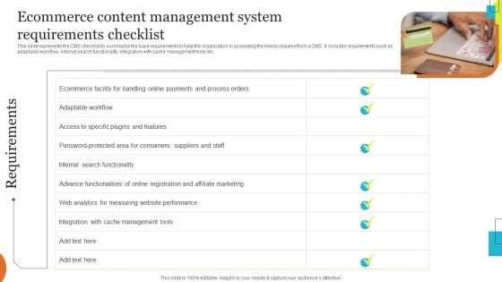 Implementing Effective Ecommerce Managemnet Platform Ecommerce Content Management System Structure PDF