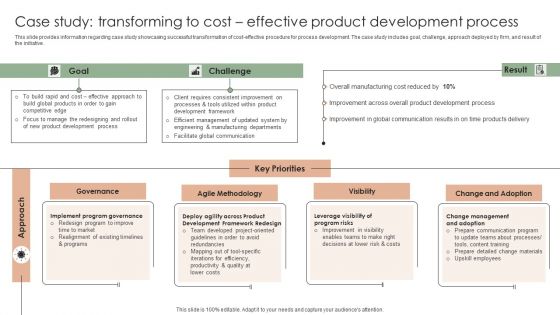 Implementing Effective Strategy Case Study Transforming To Cost Effective Themes PDF