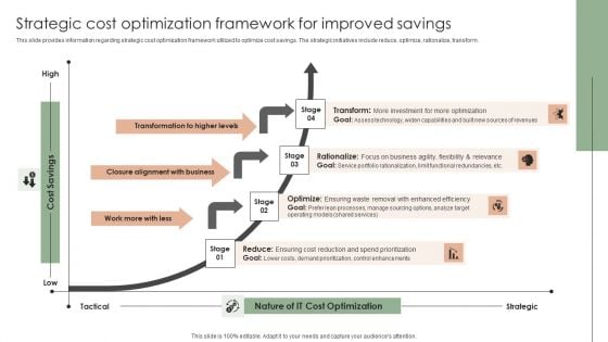 Implementing Effective Strategy Strategic Cost Optimization Framework For Improved Formats PDF