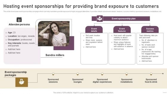 Implementing Experimental Marketing Hosting Event Sponsorships For Providing Brand Exposure To Customers Information PDF