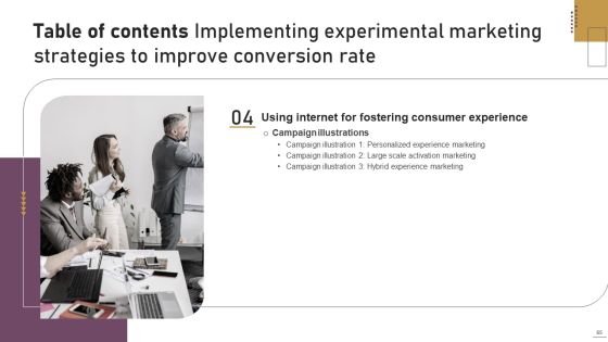 Implementing Experimental Marketing Strategies To Improve Conversion Rate Ppt PowerPoint Presentation Complete Deck With Slides Slide65