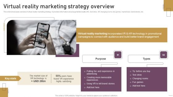 Implementing Experimental Marketing Virtual Reality Marketing Strategy Overview Microsoft PDF