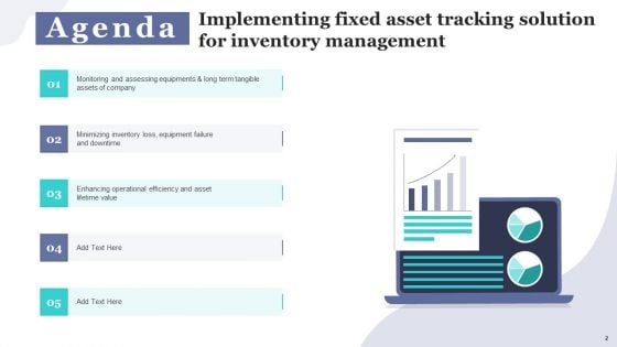 Implementing Fixed Asset Tracking Solution For Inventory Management Ppt PowerPoint Presentation Complete Deck With Slides