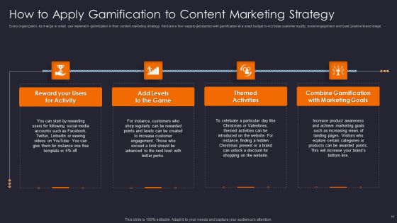 Implementing Gamification Marketing Plan To Increase Conversions Ppt PowerPoint Presentation Complete Deck With Slides Slide11