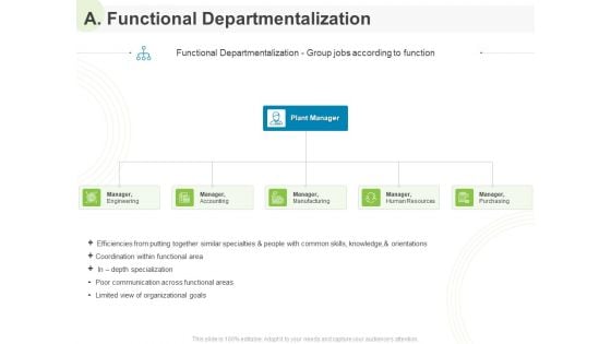 Implementing Human Resources HR Best Practices Strategy A Functional Departmentalization Ppt Infographics Skills PDF Implementing Human Resources HR Best Practices Strategy A Functional Departmentalization Ppt Infographics Skills PDF