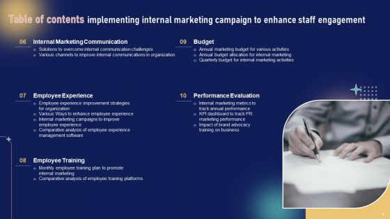 Implementing Internal Marketing Campaign To Enhance Staff Engagement Ppt PowerPoint Presentation Complete Deck With Slides