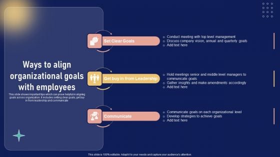 Implementing Internal Marketing Ways To Align Organizational Goals With Employees Demonstration PDF