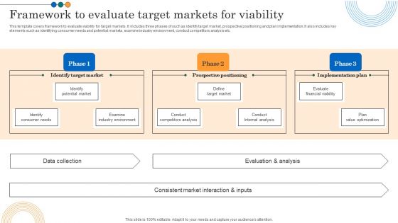 Implementing Marketing Strategies Framework To Evaluate Target Markets For Viability Pictures PDF