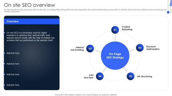 Implementing Marketing Strategies On Site Seo Overview Guidelines PDF