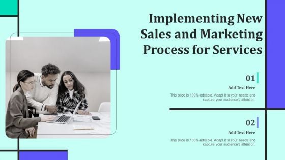 Implementing New Sales And Marketing Process For Services Introduction PDF