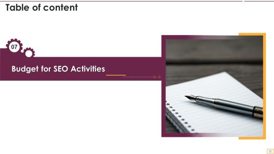 Implementing SEO Strategy To Enhance Business Performance Ppt PowerPoint Presentation Complete With Slides Slide32