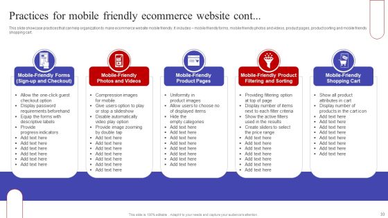 Implementing Sales Optimization Techniques To Boost Ecommerce Web Conversion Rate Ppt PowerPoint Presentation Complete Deck Slide33