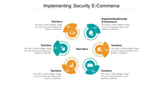 Implementing Security E Commerce Ppt PowerPoint Presentation Icon Microsoft Cpb