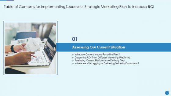 Implementing Successful Strategic Marketing Plan To Increase ROI Ppt PowerPoint Presentation Complete Deck With Slides