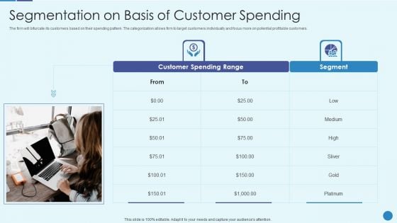 Implementing Successful Strategic Marketing Plan To Increase ROI Segmentation On Basis Of Customer Template PDF