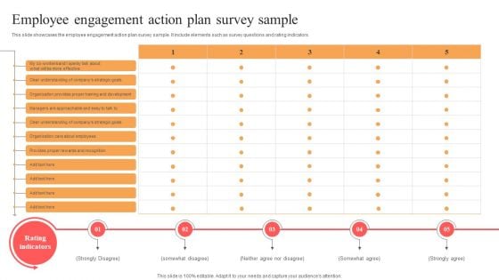 Implementing Techniques To Improve Employee Involvement Employee Engagement Action Plan Survey Sample Elements PDF