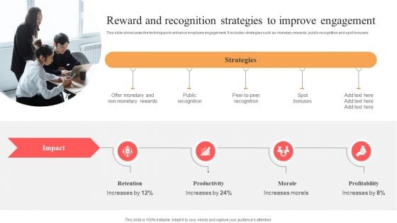 Implementing Techniques To Improve Employee Involvement Reward And Recognition Strategies To Improve Ideas PDF