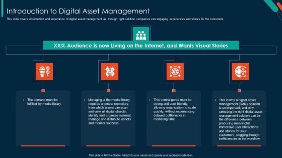 Implementing Visual Narrative Through DAM Software Introduction To Digital Asset Management Elements PDF