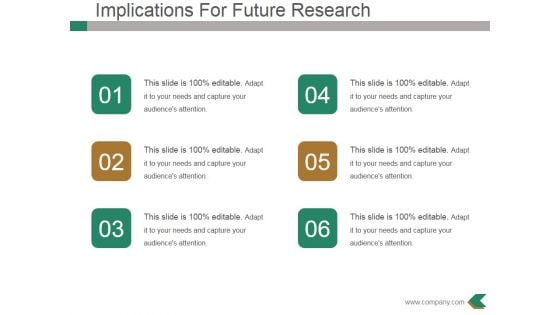 Implications For Future Research Ppt PowerPoint Presentation Gallery Designs Download