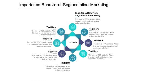 Importance Behavioral Segmentation Marketing Ppt PowerPoint Presentation Ideas Deck Cpb Pdf