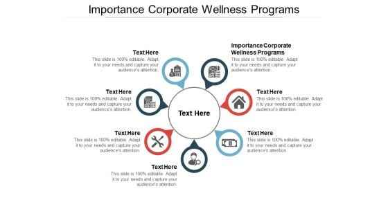 Importance Corporate Wellness Programs Ppt PowerPoint Presentation Infographics Portrait