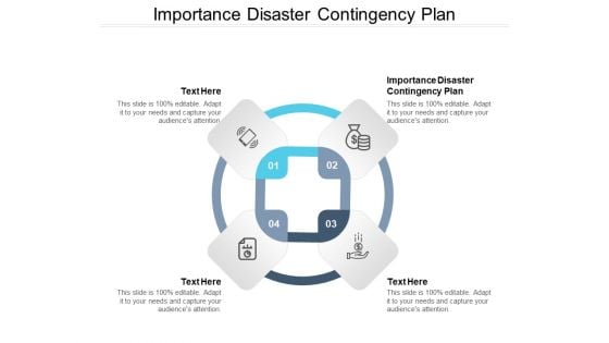 Importance Disaster Contingency Plan Ppt PowerPoint Presentation Layouts Layout Cpb Pdf