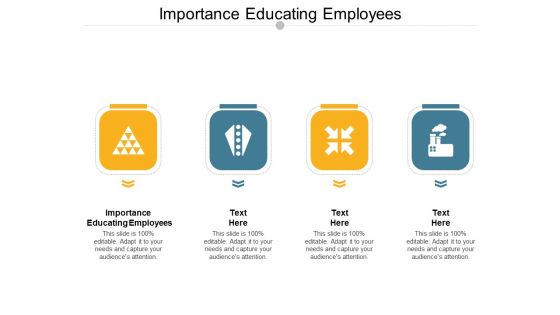 Importance Educating Employees Ppt PowerPoint Presentation Gallery Shapes Cpb