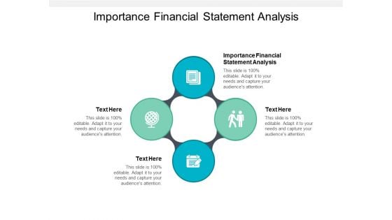 Importance Financial Statement Analysis Ppt PowerPoint Presentation Summary Model Cpb
