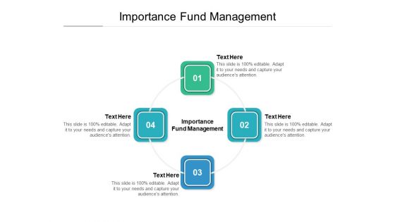 Importance Fund Management Ppt PowerPoint Presentation Outline Graphics Cpb Pdf