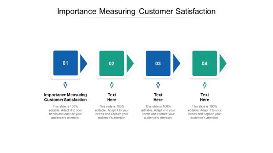 Importance Measuring Customer Satisfaction Ppt PowerPoint Presentation Portfolio Designs Download Cpb