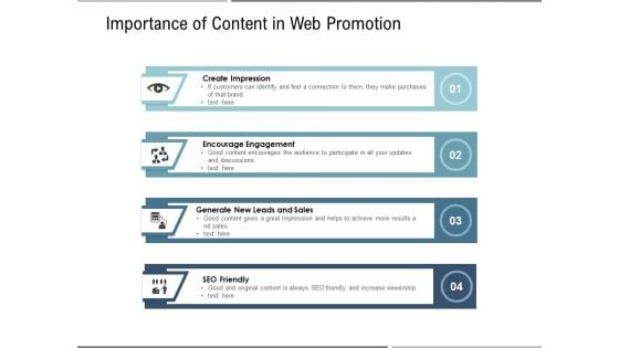 Importance Of Content In Web Promotion Ppt PowerPoint Presentation File Grid Importance Of Content In Web Promotion Ppt PowerPoint Presentation File Grid